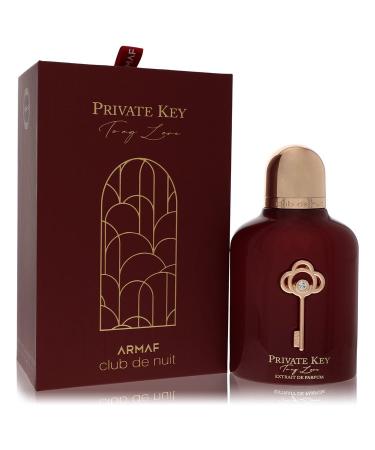 Club De Nuit Private Key To My Love by Armaf Extrait De Parfum Spray (Unisex) 3.4 oz for Women
