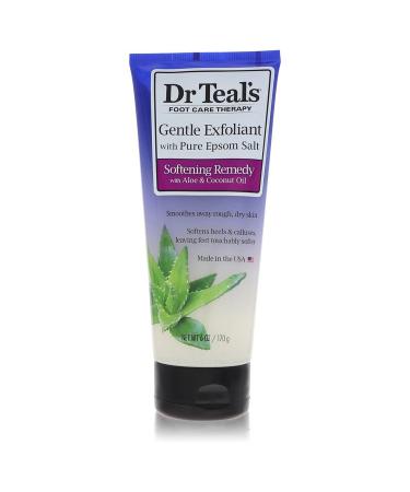 Dr Teal's Gentle Exfoliant With Pure Epson Salt by Dr Teal's Gentle Exfoliant with Pure Epsom Salt Softening Remedy with Aloe & Coconut Oil (Unisex) 6 oz for Women