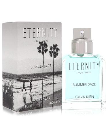 Eternity Summer Daze by Calvin Klein Eau De Toilette Spray 3.3 oz for Men