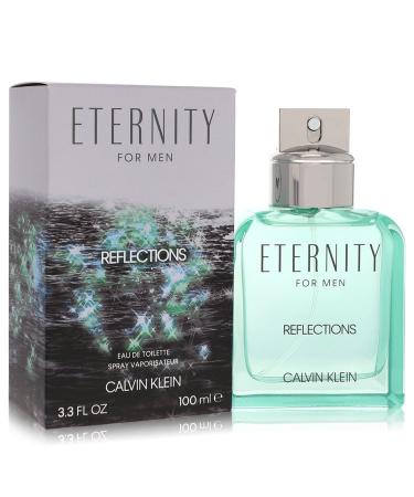 Eternity Reflections by Calvin Klein Eau De Toilette Spray 3.4 oz for Men