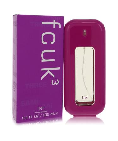 Fcuk 3 by French Connection Eau De Toilette Spray 3.4 oz for Women