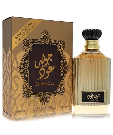 Lattafa Asdaaf Golden Oud by Lattafa Eau De Parfum Spray (Unisex) 3.4 oz for Men