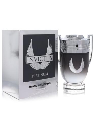 Invictus Platinum by Paco Rabanne Eau De Parfum Spray 3.4 oz for Men