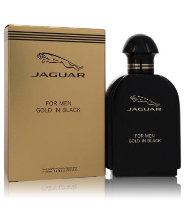 Jaguar Gold In Black by Jaguar Eau De Toilette Spray 3.4 oz for Men