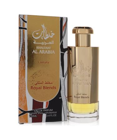Khaltat Al Arabia by Lattafa Eau De Parfum Spray (Royal Blends) 3.4 oz for Men