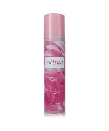 L'aimant Fleur Rose by Coty Deodorant Spray 2.5 oz for Women