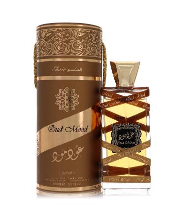 Lattafa Oud Mood Elixir by Lattafa Eau De Parfum Spray (Unisex) 3.4 oz for Men