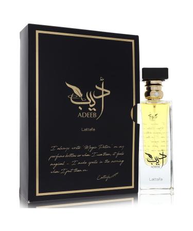Lattafa Adeeb by Lattafa Eau De Parfum Spray (Unisex) 2.7 oz for Women