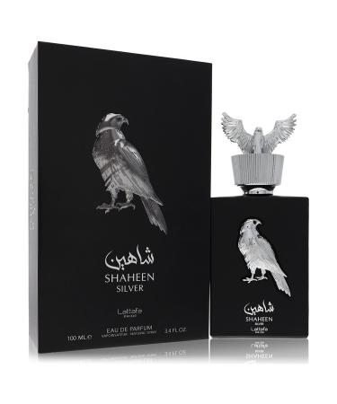 Lattafa Pride Shaheen Silver by Lattafa Eau De Parfum Spray (Unisex) 3.4 oz for Men