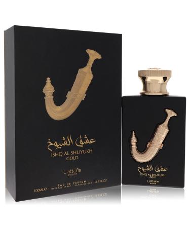 Lattafa Pride Ishq Al Shuyukh Gold by Lattafa Eau De Parfum Spray (Unisex) 3.4 oz for Men