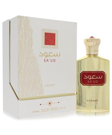 Lattafa Asdaaf Sa'ud by Lattafa Eau De Parfum Spray (Unisex) 3.4 oz for Women