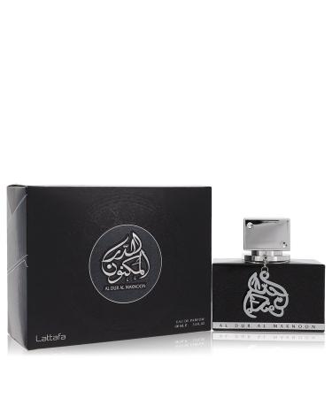 Lattafa Al Dur Al Maknoon Silver by Lattafa Eau De Parfum Spray (Unisex) 3.4 oz for Men