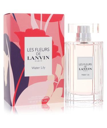 Les Fleurs De Lanvin Water Lily by Lanvin Eau De Toilette Spray 3 oz for Women