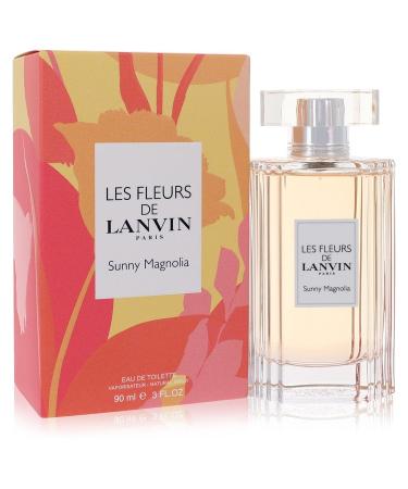 Les Fleurs De Lanvin Sunny Magnolia by Lanvin Eau De Toilette Spray 3 oz for Women