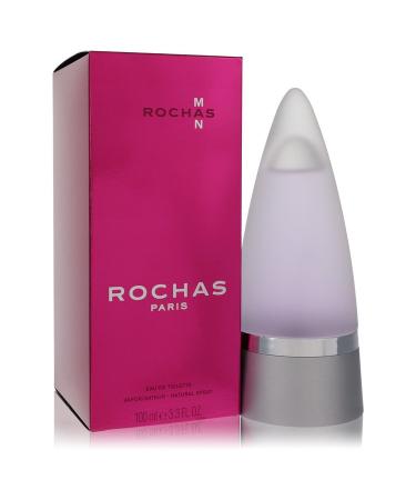 Rochas Man by Rochas Eau De Toilette Spray 3.4 oz for Men