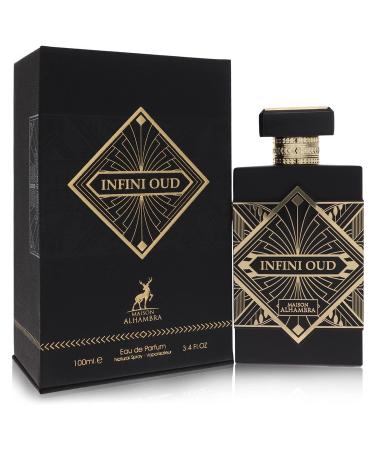 Maison Alhambra Infini Oud by Maison Alhambra Eau De Parfum Spray (Unisex) 3.4 oz for Men