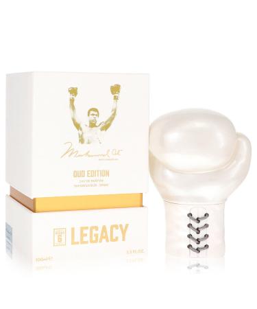 Muhammad Ali Legacy Round 6 by Muhammad Ali Eau De Parfum Spray (Oud Edition) 3.3 oz for Men