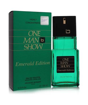 One Man Show Emerald by Jacques Bogart Eau De Toilette Spray 3.4 oz for Men