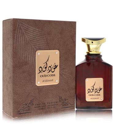 Lattafa Asdaaf Oud Code by Lattafa Eau De Parfum Spray (Unisex) 3.4 oz for Men