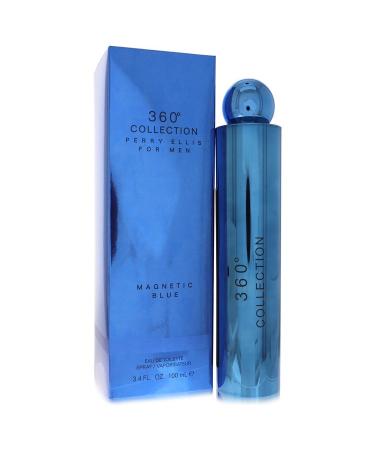 Perry Ellis 360 Collection Magnetic Blue by Perry Ellis Eau De Toilette Spray 3.4 oz for Men