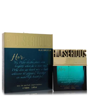 R U Serious Her by Rue Broca Eau De Parfum Spray 3.4 oz for Women