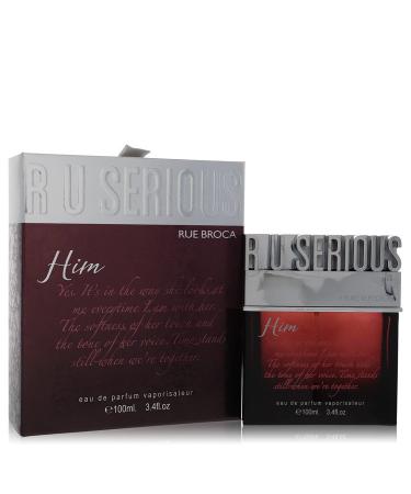 R U Serious Him by Rue Broca Eau De Parfum Spray 3.4 oz for Men