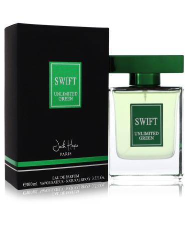 Swift Unlimited Green by Jack Hope Eau De Parfum Spray 3.3 oz for Men
