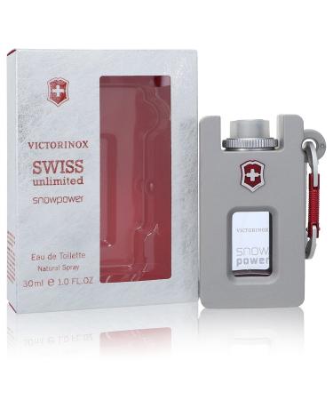 Swiss Unlimited Snowpower by Swiss Army Eau De Toilette Spray 1 oz for Men