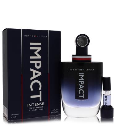 Tommy Hilfiger Impact Intense by Tommy Hilfiger Eau De Parfum Spray + 0.14 Travel Spray 3.4 oz for Men