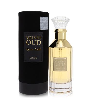 Lattafa Velvet Oud by Lattafa Eau De Parfum Spray (Unisex) 3.4 oz for Women