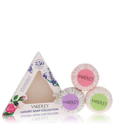 Yardley London Soaps by Yardley London English Rose + English Lavender + Lily Of The Valley Luxury Soaps 3 x 1.7 oz for Women
