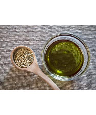 Nutiva Organic Hemp Seed Oil Raw and Cold Pressed Rich in Omega 3 and 6 Fatty Acids  - 128 FL OZ - Buy Online on GoSupps.com