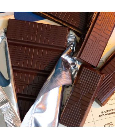 Funtasty Organic Dark Chocolate Bar 66% Cacao - 1.76 oz (Pack of 6) - Buy Online on GoSupps.com