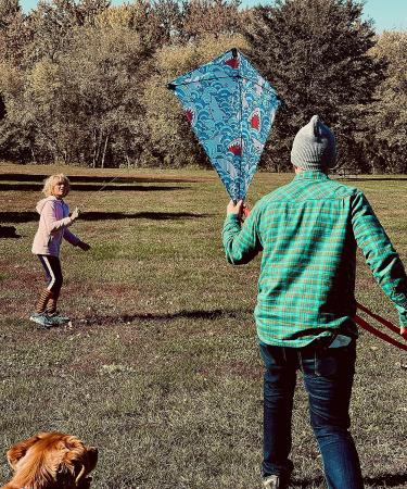 Large Premium Diamond Kite - Easy to Fly for Kids and Adults | Fun Outdoor Activity for Boys and Girls | Perfect for Beach or Park (Watercolor) Tie-Dye - Buy Online on GoSupps.com