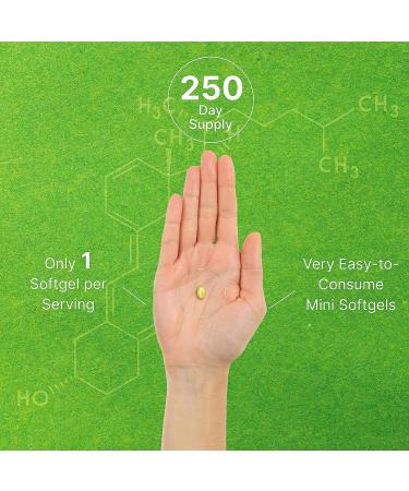 Vitamin D3 K2 Softgel 5000 IU - 250 Count 2-1 Complex for Heart, Bone, Teeth Health - Easy to Swallow - Buy Online on GoSupps.com