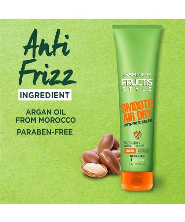 Garnier Fructis Style Smooth Air Dry Anti-Frizz Cream 5.1 Fl Oz (Pack of 3) | Hair Care Product - Buy Online on GoSupps.com