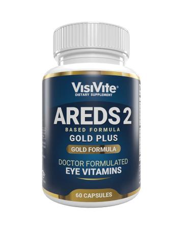 Doctor Formulated AREDS 2 Plus Eye Vitamins for Macular Degeneration - Vitamins with Zeaxanthin Plus Lutein - Bilberry and Grape Seed Extract - Macular Health Formula - 60 Eye Supplement Capsules (1 Pack - 60 Capsules) - Buy Online on GoSupps.com