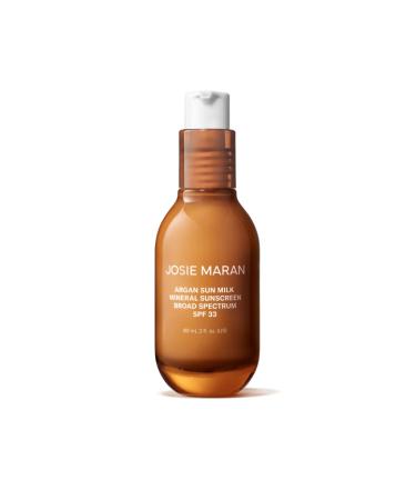 Josie Maran Argan Sun Milk Mineral Sunscreen Broad Spectrum SPF 33 - 2 Fl Oz.
