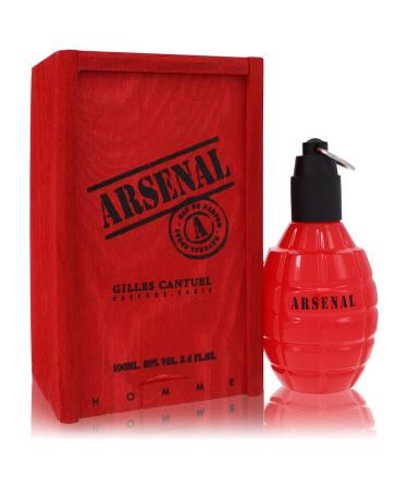 Arsenal Red by Gilles Cantuel Eau De Parfum Spray (New) 3.4 oz for Men