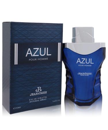 Azul Pour Homme by Jean Rish Eau De Toilette Spray 3.4 oz for Men