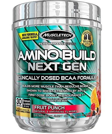 MuscleTech Amino Build Next Gen - Fruit Punch - 30 Servings