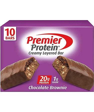 Premier Protein 20g Protein bar - Chocolate Brownie - 10 Count