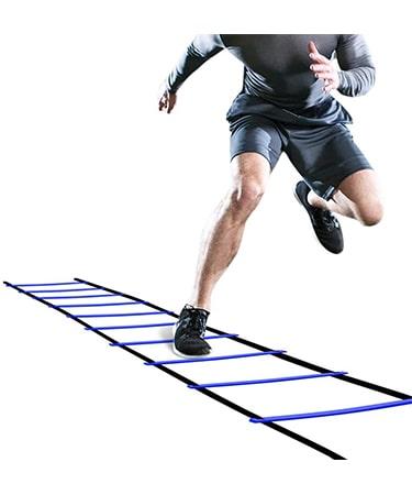 GHB Pro Agility Ladder Agility Training 20ft with Carrying Bag