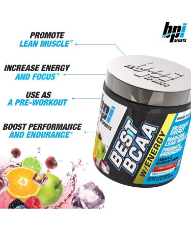 BPI Sports Best BCAA with Energy - Fruit Punch - 25 Servings - Buy Online on GoSupps.com