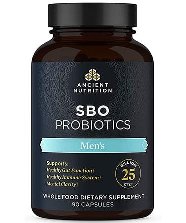 Ancient Nutrition SBO Probiotics Men’s 25 Billion CFUs - 90 Capsules