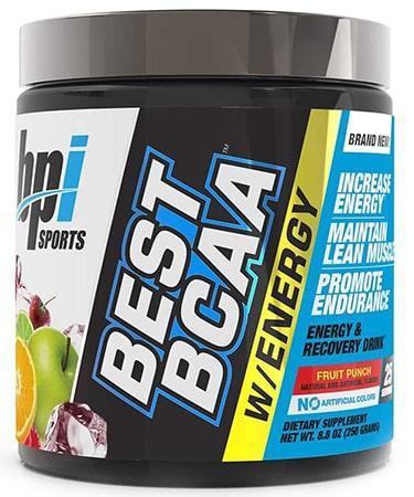 BPI Sports Best BCAA with Energy - Fruit Punch - 25 Servings