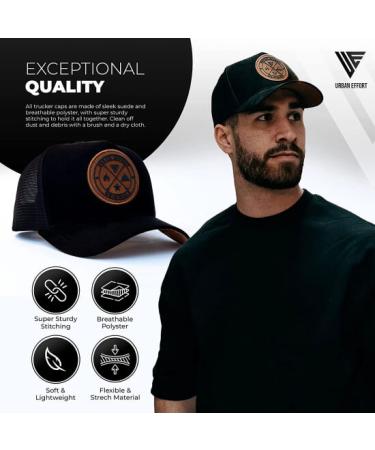 Urban Effort Trucker Hat - Black  - Buy Online on GoSupps.com
