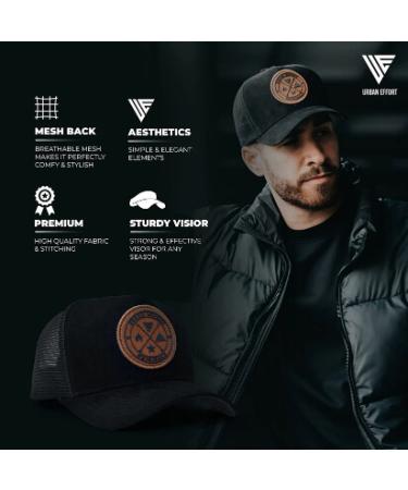 Urban Effort Trucker Hat - Black  - Buy Online on GoSupps.com