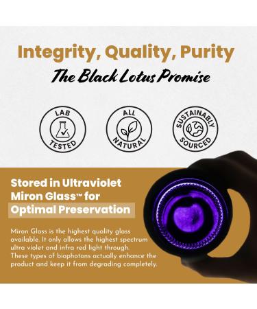 Black Lotus Shilajit Resin 15g - Raw Fulvic Acid Complex from Siberian Mountains - 85 Minerals for Energy, Focus & Immune Support - Buy Online on GoSupps.com