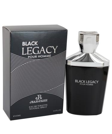 Black Legacy Pour Homme by Jean Rish Eau De Toilette Spray 3.4 oz for Men